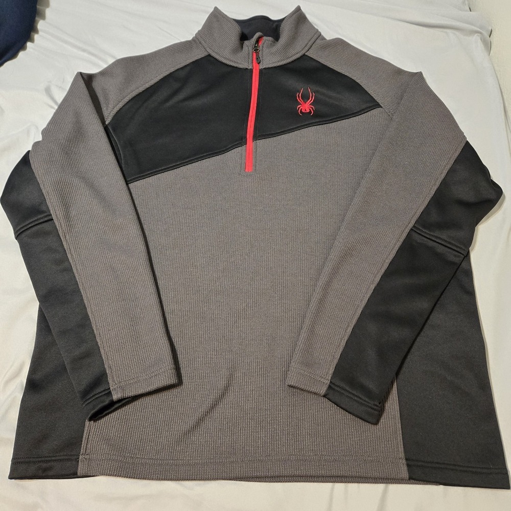 Spyder Verger Light Weight Stryke 1/4 Zip Pullover Jacket Size XXL